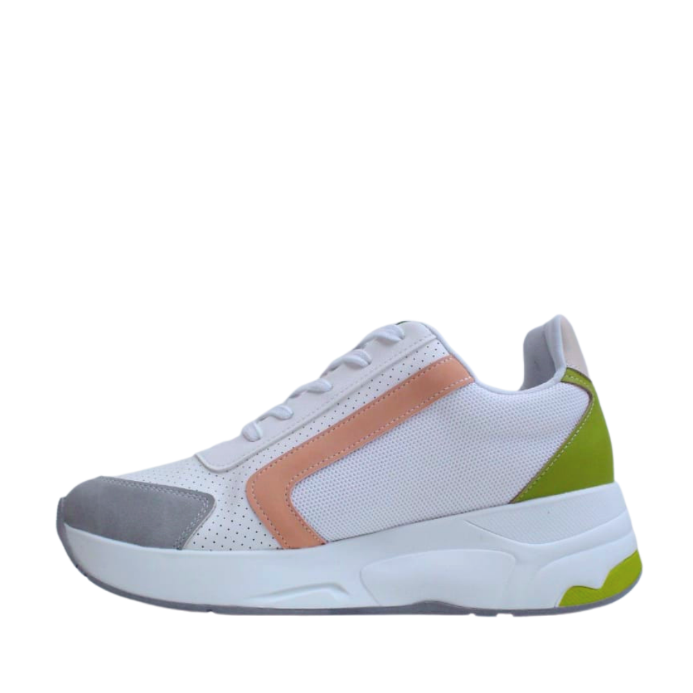 Tênis Feminino Sneaker Casual Confortável Bebecê T1374-462 Branco 4