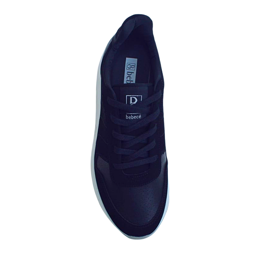 Tênis Sneaker Casual Feminino Conforto Bebecê 1374461 Preto 5
