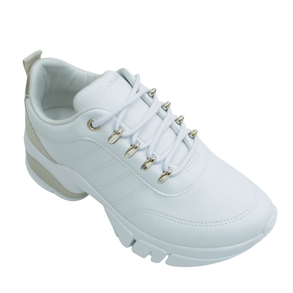 Tênis Casual Feminino Chunky Dad Sneaker Ramarim 22-80103 Branco 1