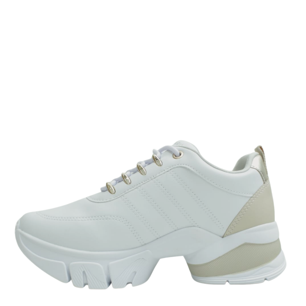 Tênis Casual Feminino Chunky Dad Sneaker Ramarim 22-80103 Branco 4