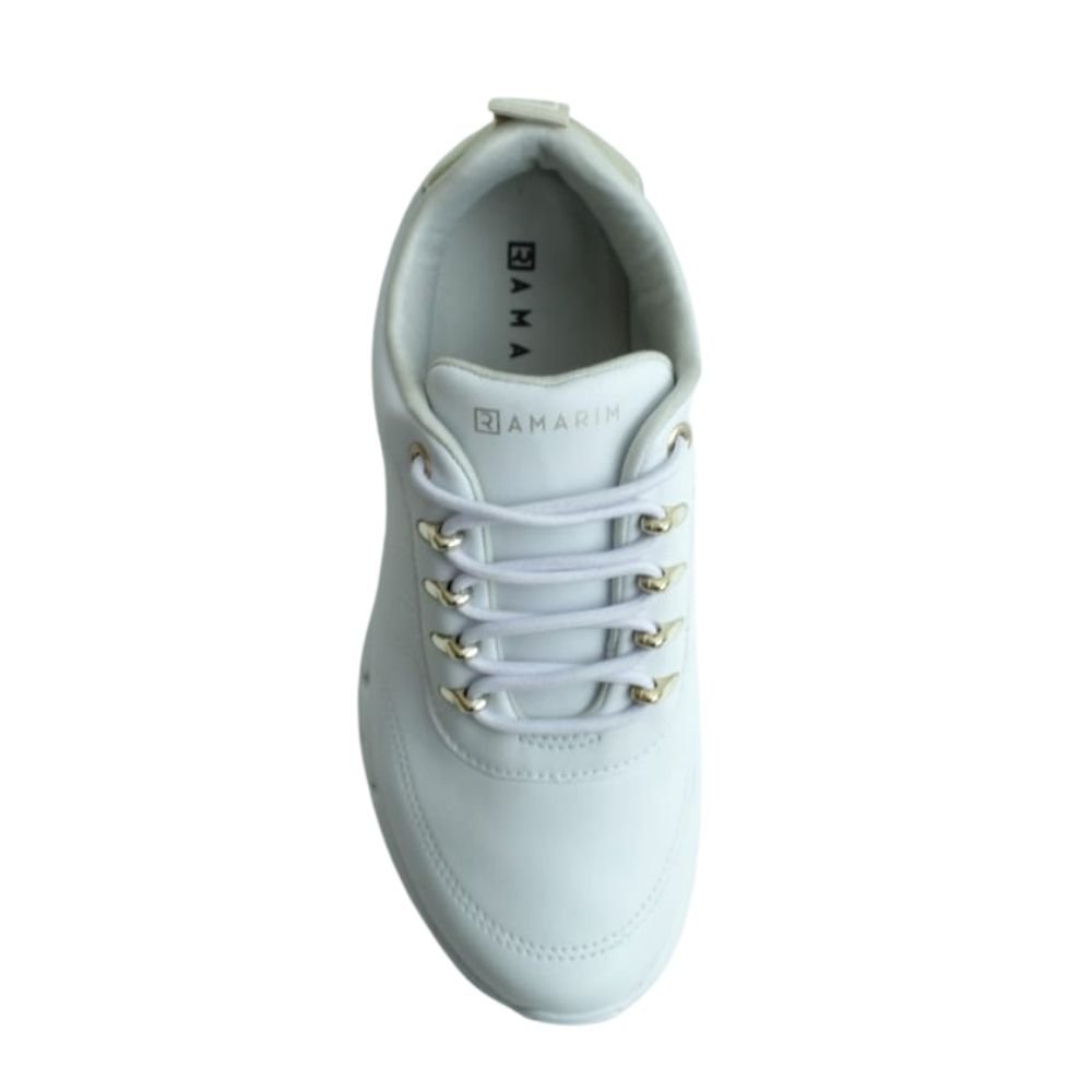 Tênis Casual Feminino Chunky Dad Sneaker Ramarim 22-80103 Branco 5