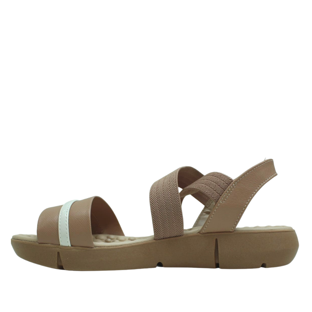 Sandália Tamanco Feminino Ortopédico Conforto Modare 7142102 Bege 4
