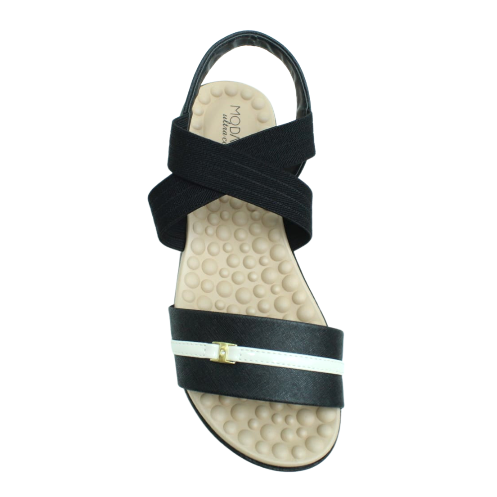 Sandália Tamanco Feminino Ortopédico Conforto Modare 7142102 Preto 5