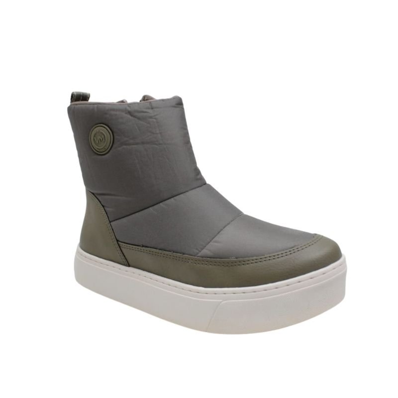 Tênis Via Marte Feminino Cano Alto 22-3007-03 Verde 2