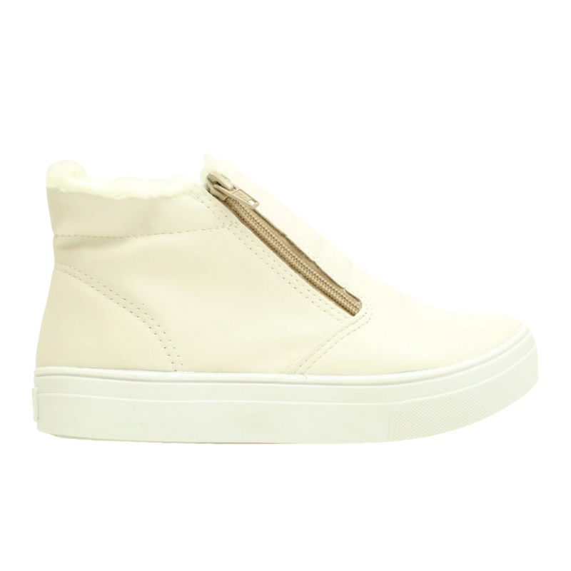 Bota Cano Curto com Pelo Confortável Moda FG Feminino 2022 Branco 3