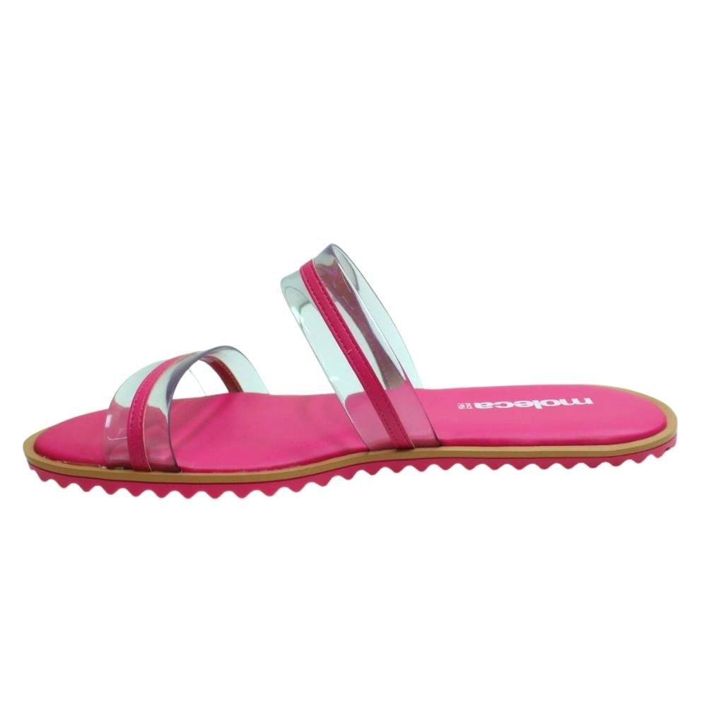Sandália Feminina Rasteira Moleca 5464.101 Branco 3