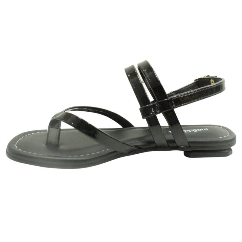 Sandália Chinelo Menina Slide Rasteira Molekinha 2330.204 Preto 4