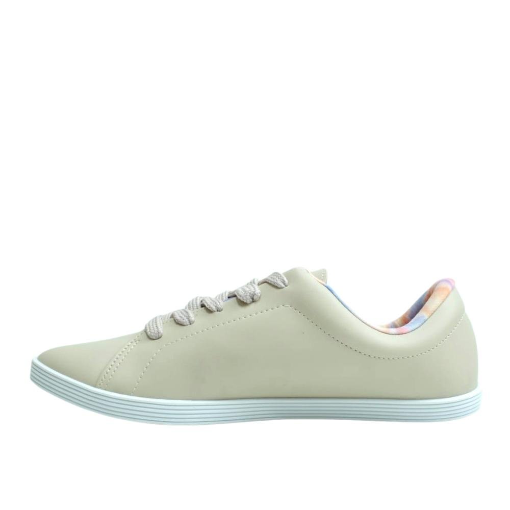 Tênis Casual Feminino Beira Rio 4205.123 Bege 4