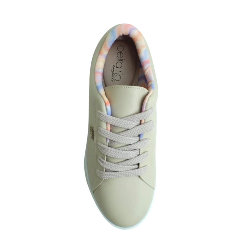 Tênis Casual Feminino Beira Rio 4205.123 Bege 5