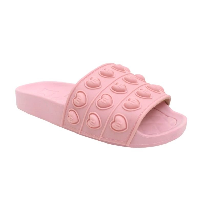 Sandália Chinelo Menina Slide Rasteiro Molekinha 2311.140 Rosa 2