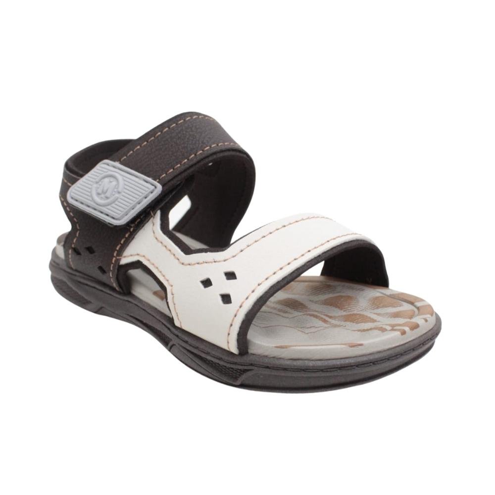Sandália Infantil Masculino Molekinho 2140.735 Marrom 2