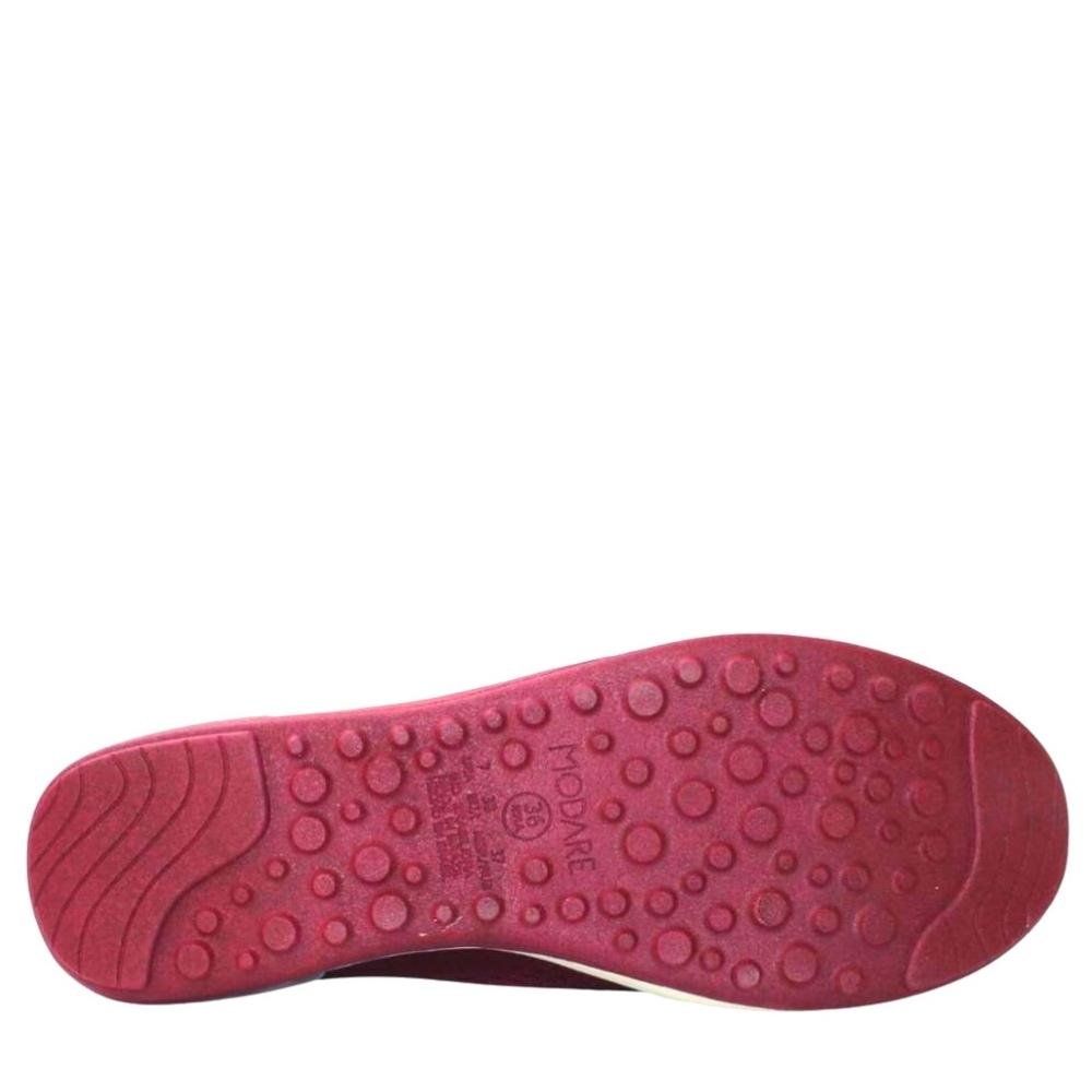 Tênis Feminino Slip On Modare Sem Cadarço Anabela Vermelho 5