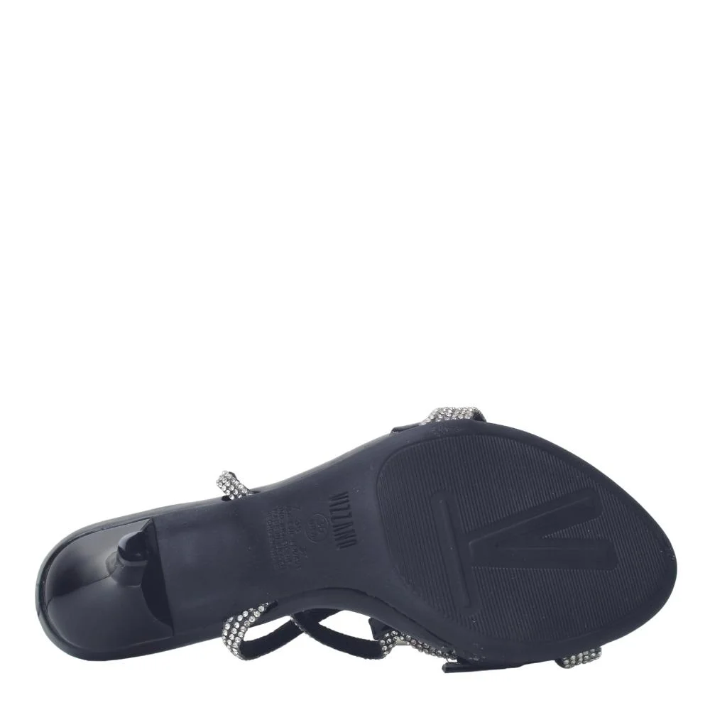 Sandália Social Feminina Salto Baixo Médio Vizzano 6276.465 Preto 4