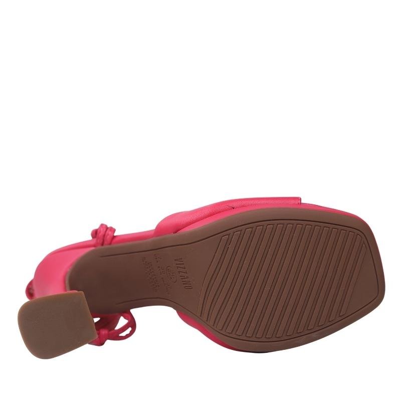 Sandália Salto alto Taça de amarrar Feminino Vizzano 6481101 Preto 5