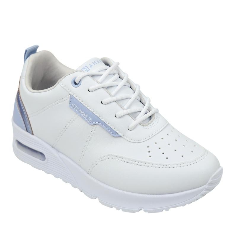 Tênis Feminino Casual Jogging Ramarim Confortável 22-76201 Branco 2