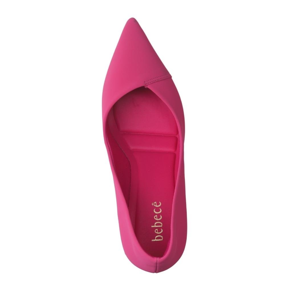 Sandália Feminina Bebecê Salto Médio Geométrico T7024-262 Rosa 4