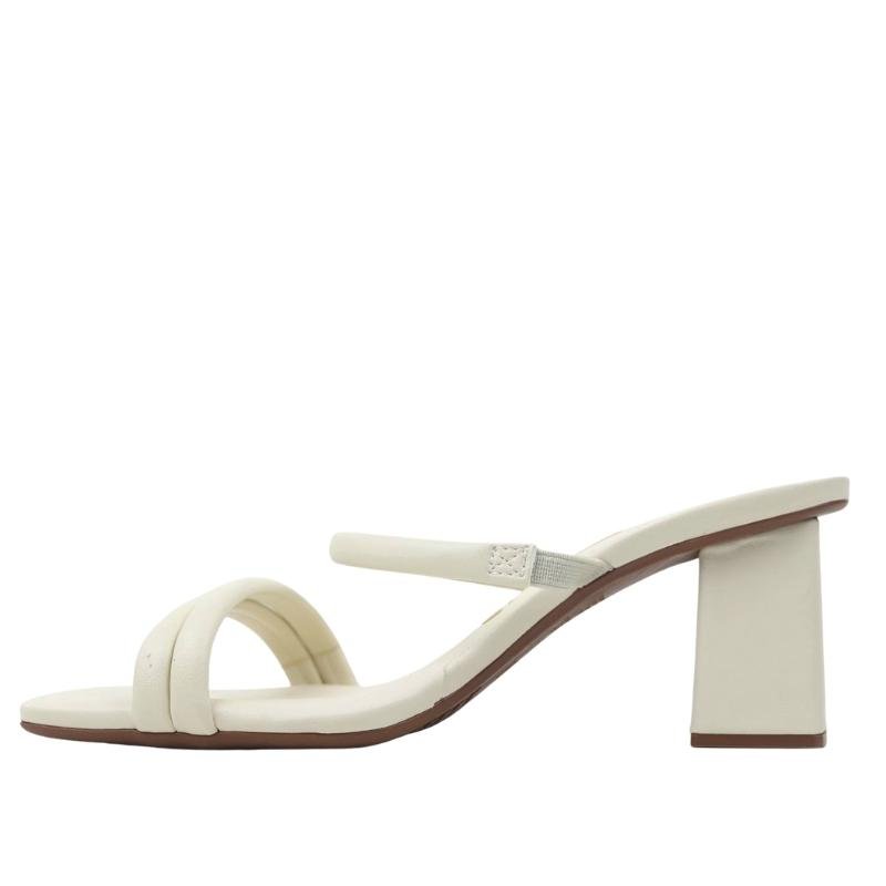 Sandália Tamanco Feminina Vizzano Salto Baixo Grosso 6455108 Branco 3