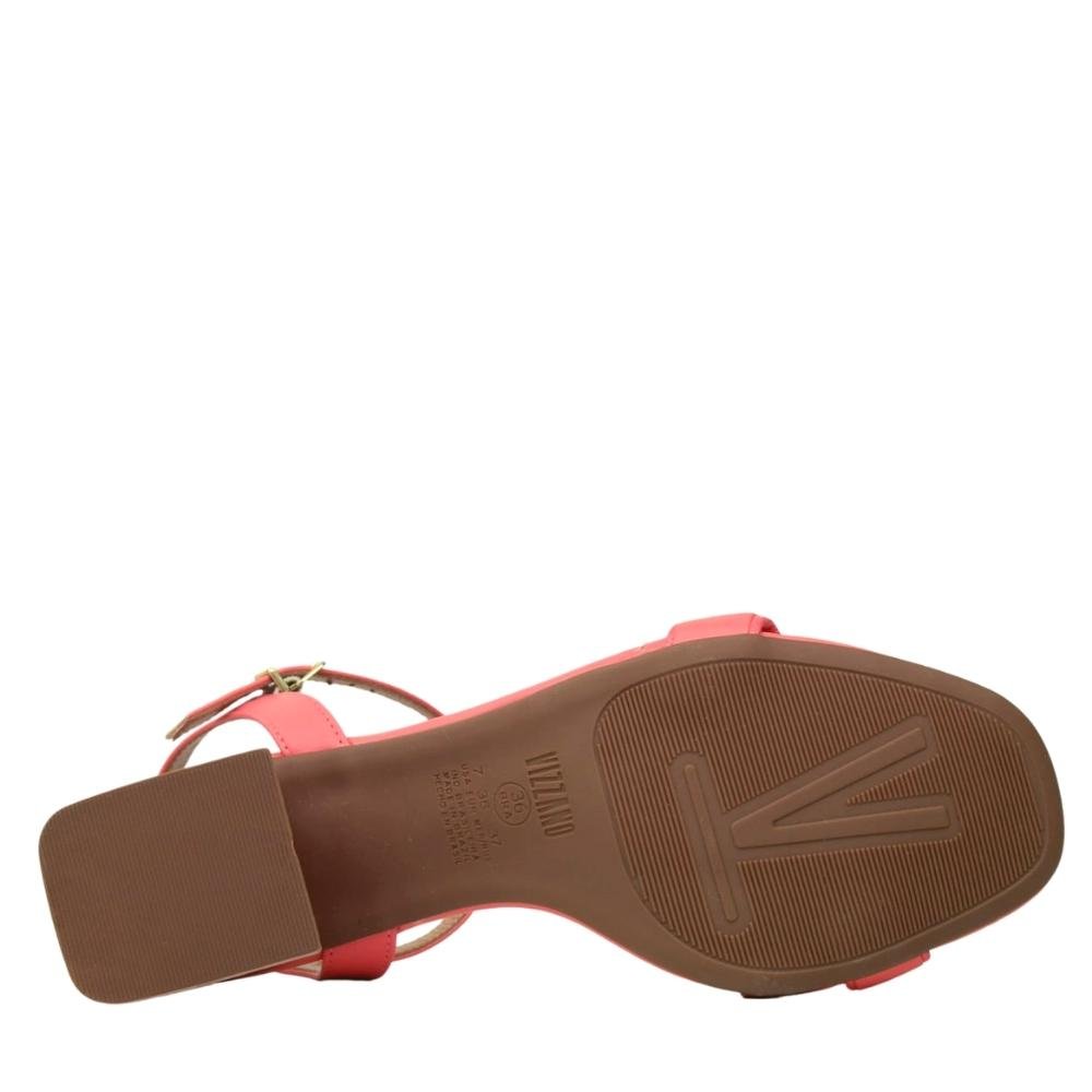 Sandália Feminina Salto Bloco Médio Grosso Conforto 6428.119 Preto 5