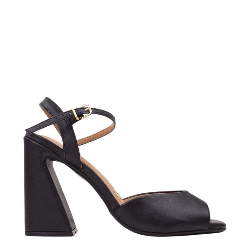 Sandália Feminina Salto Grosso Flatform Vizzano 6403.203 Branco 2