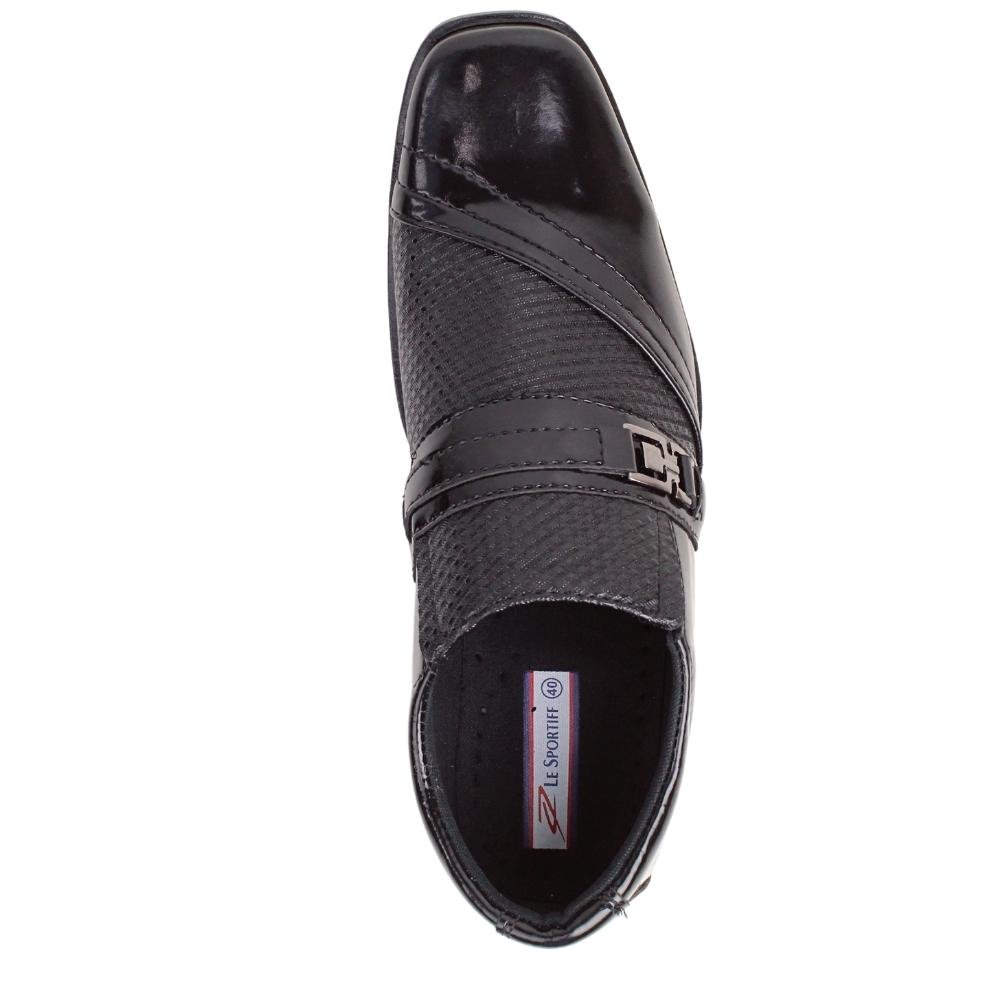 Sapato Social Masculino Confortável Le Sportiff 2540 Preto 4