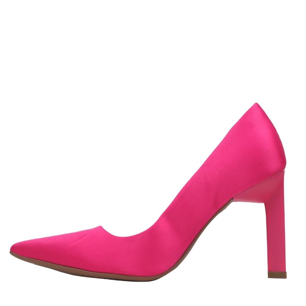 Scarpin Feminino Bebecê Salto Alto Leve Confortável T9450154 Rosa 3
