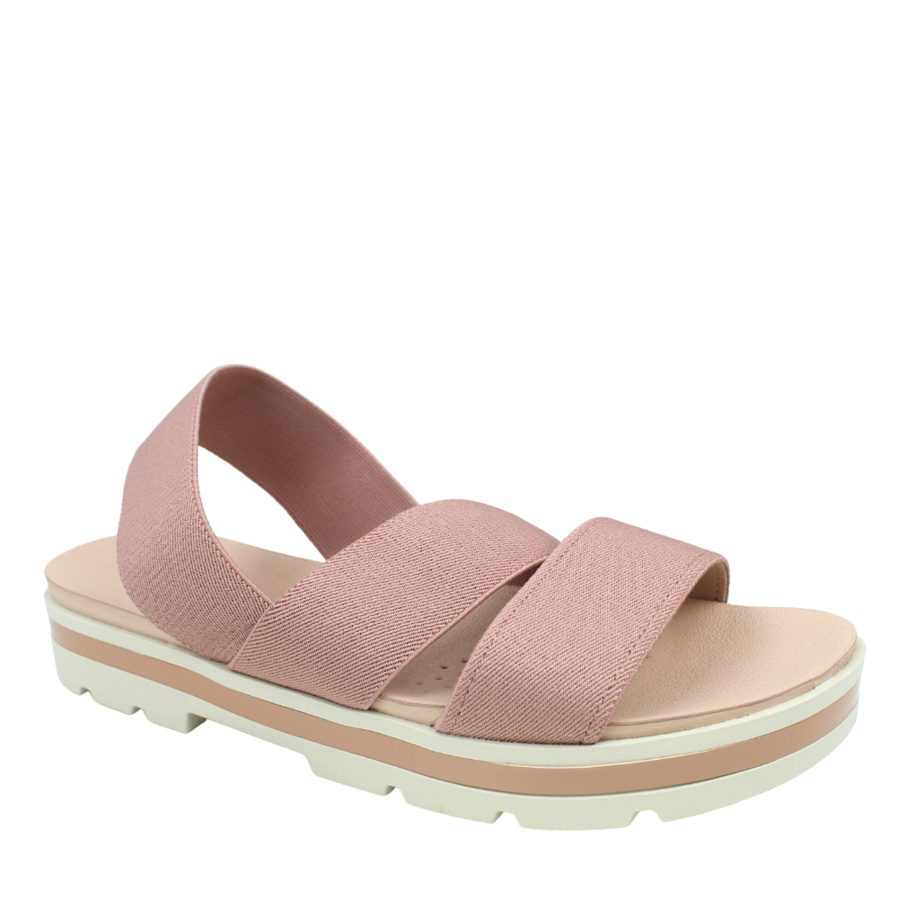 Sandália Flatform Feminino Conforto Tratorado Modare 7132129 Preto 1