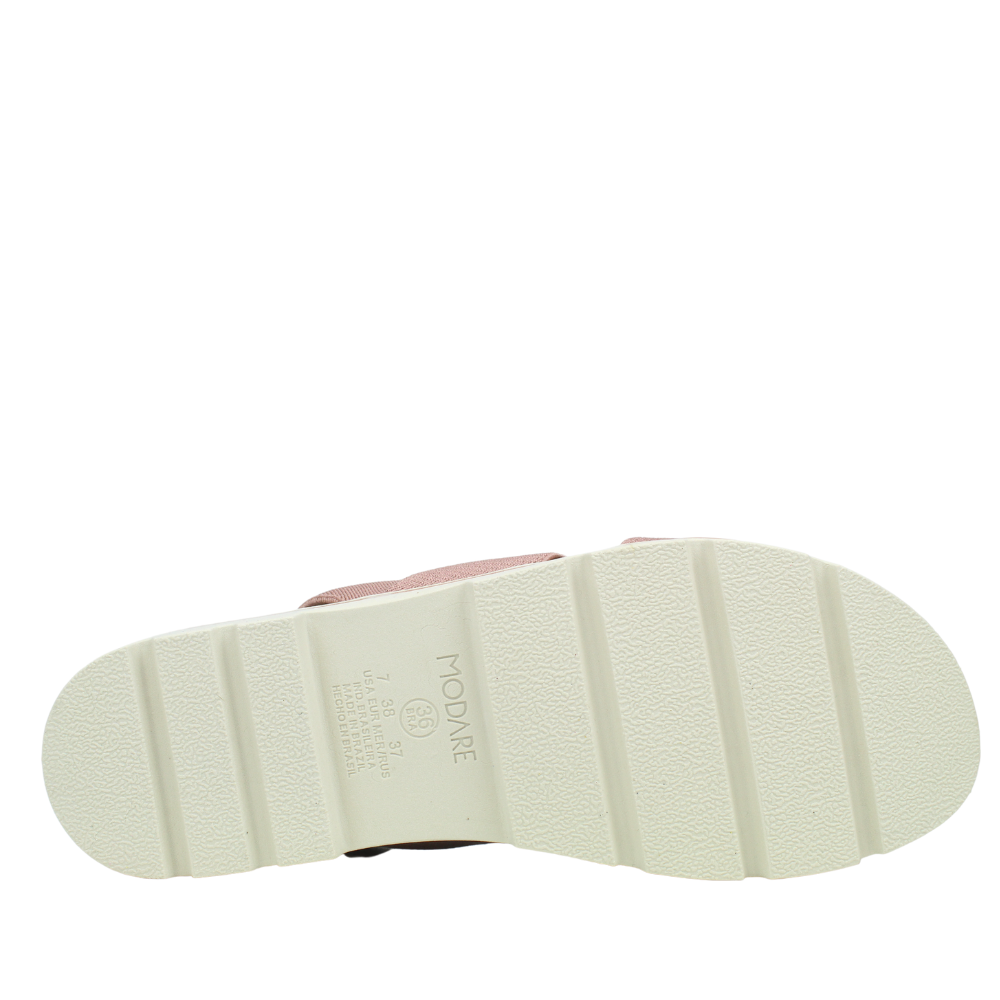 Sandália Flatform Feminino Conforto Tratorado Modare 7132129 Preto 5