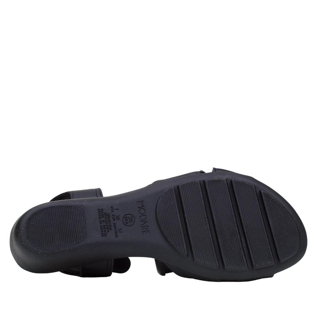 Sandália Feminina Ortopédica Velcro Modare Conforto 7167.110 Preto