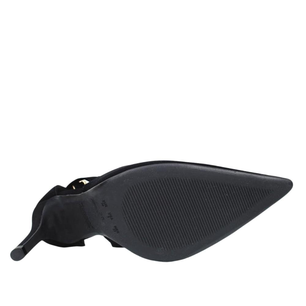 Sandália Feminina com Fivela Salto Alto Bebecê T9430160 Preto 5