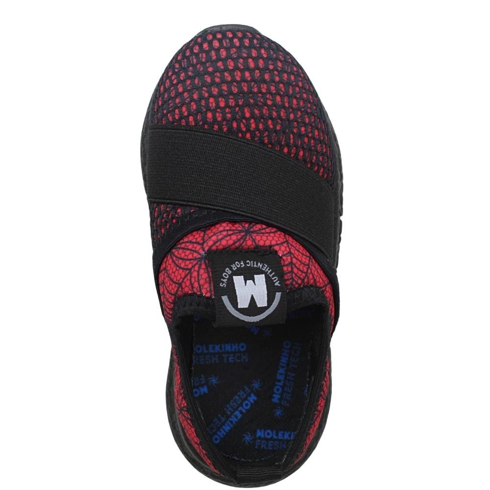 Tênis Infantil Masculino Lycra Calce Fácil Molekinho 2609209 Multicores 3