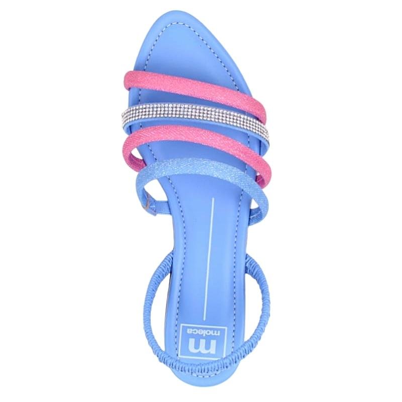 Chinelo Rasteira Feminina Slide Fivela Moleca 5460.209 Roxo 4