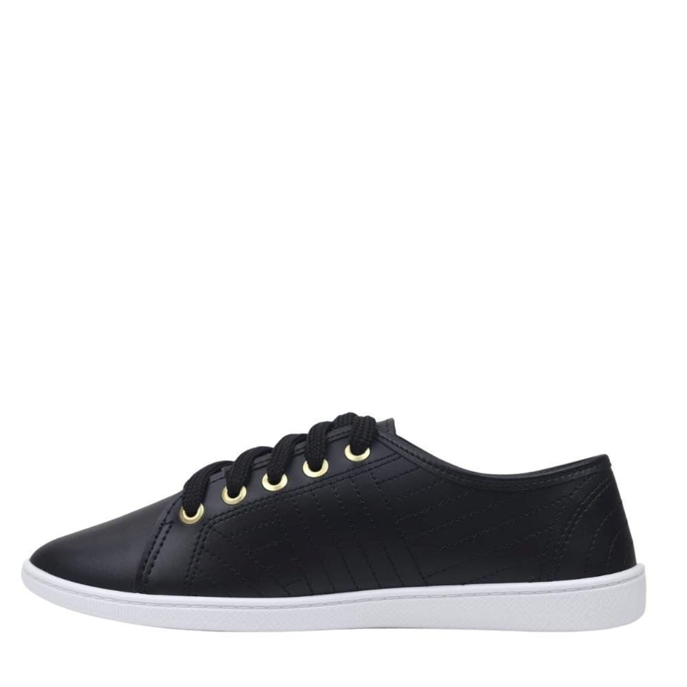 Tênis Casual Feminino Moleca 5605.434 Preto 4