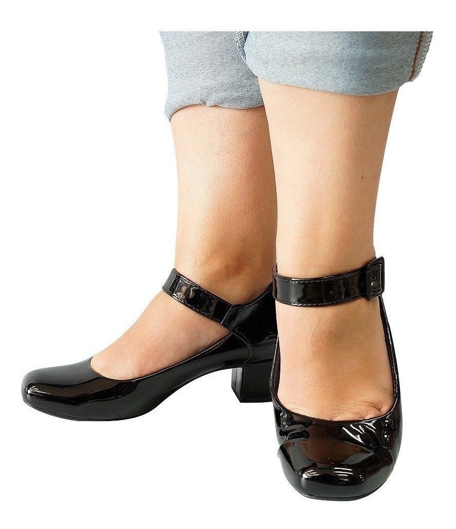 Catuno Coturno Sarah Calçados Sapato Feminino Preto
