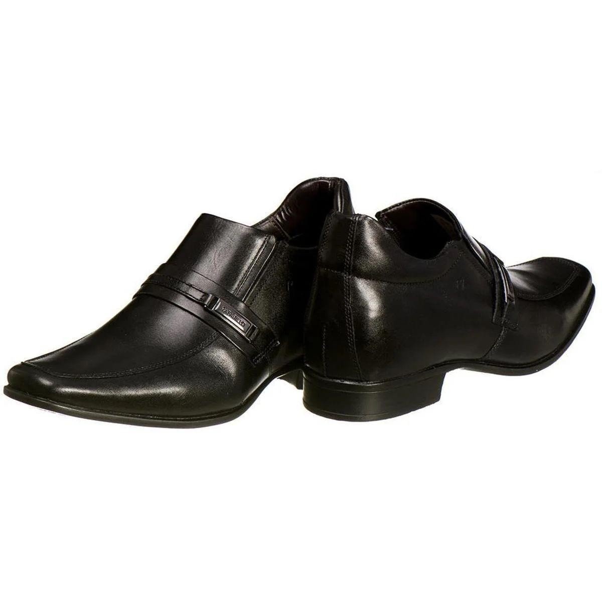 Sapato Rafarillo 3257 05p 7cm Social Masculino Preto 2