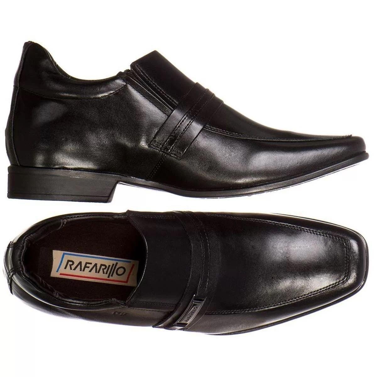 Sapato Rafarillo 3257 05p 7cm Social Masculino Preto 5