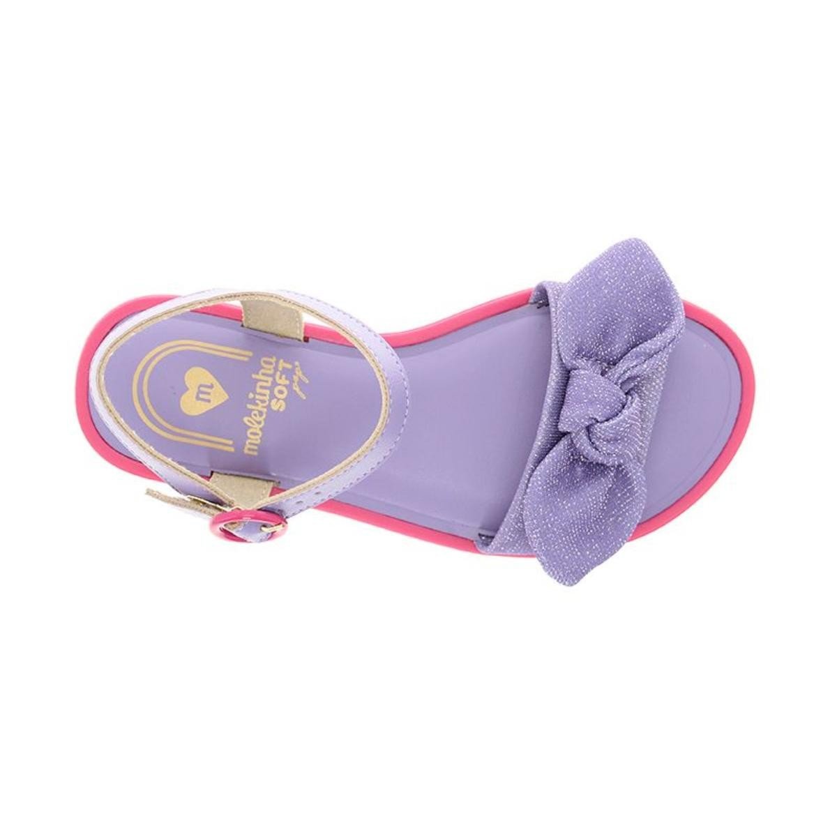 Sandalia Molekinha 2323.111 Infantil Roxo 6