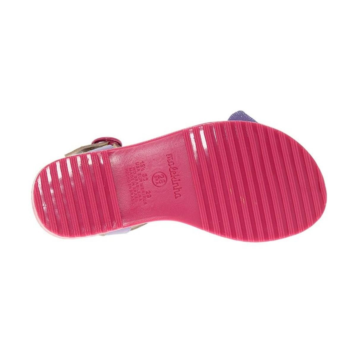 Sandalia Molekinha 2323.111 Infantil Roxo 7