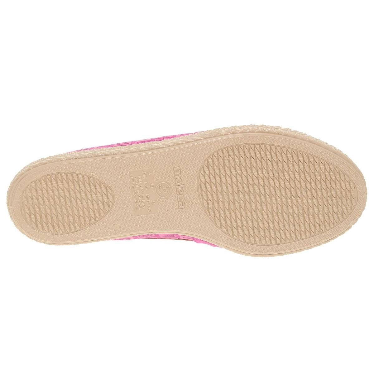 Sapatilha Moleca 5287.265.25721 Feminina Rosa 4