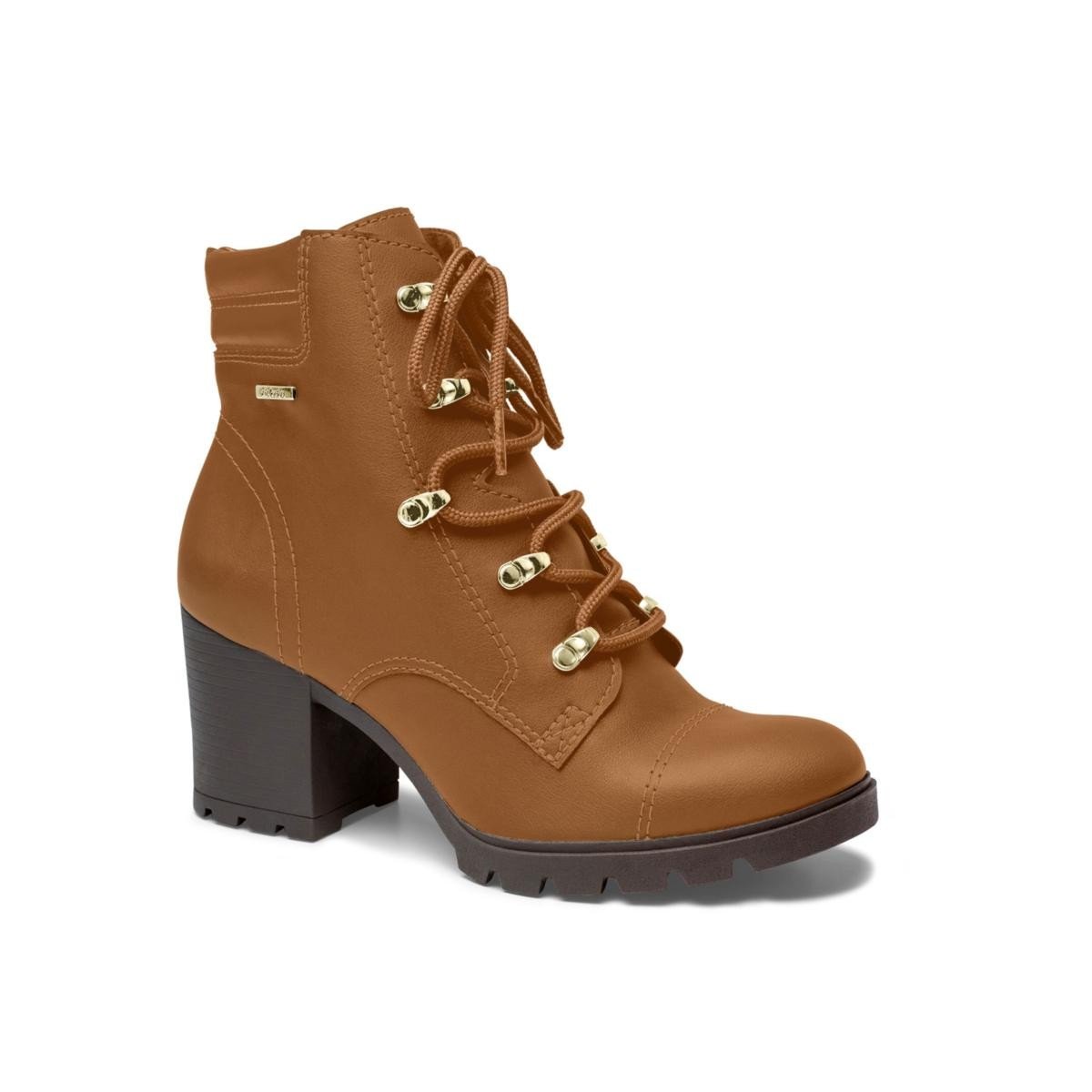 Bota Dakota G5671 Coturno Tratorado Salto Grosso Feminino Laranja 1