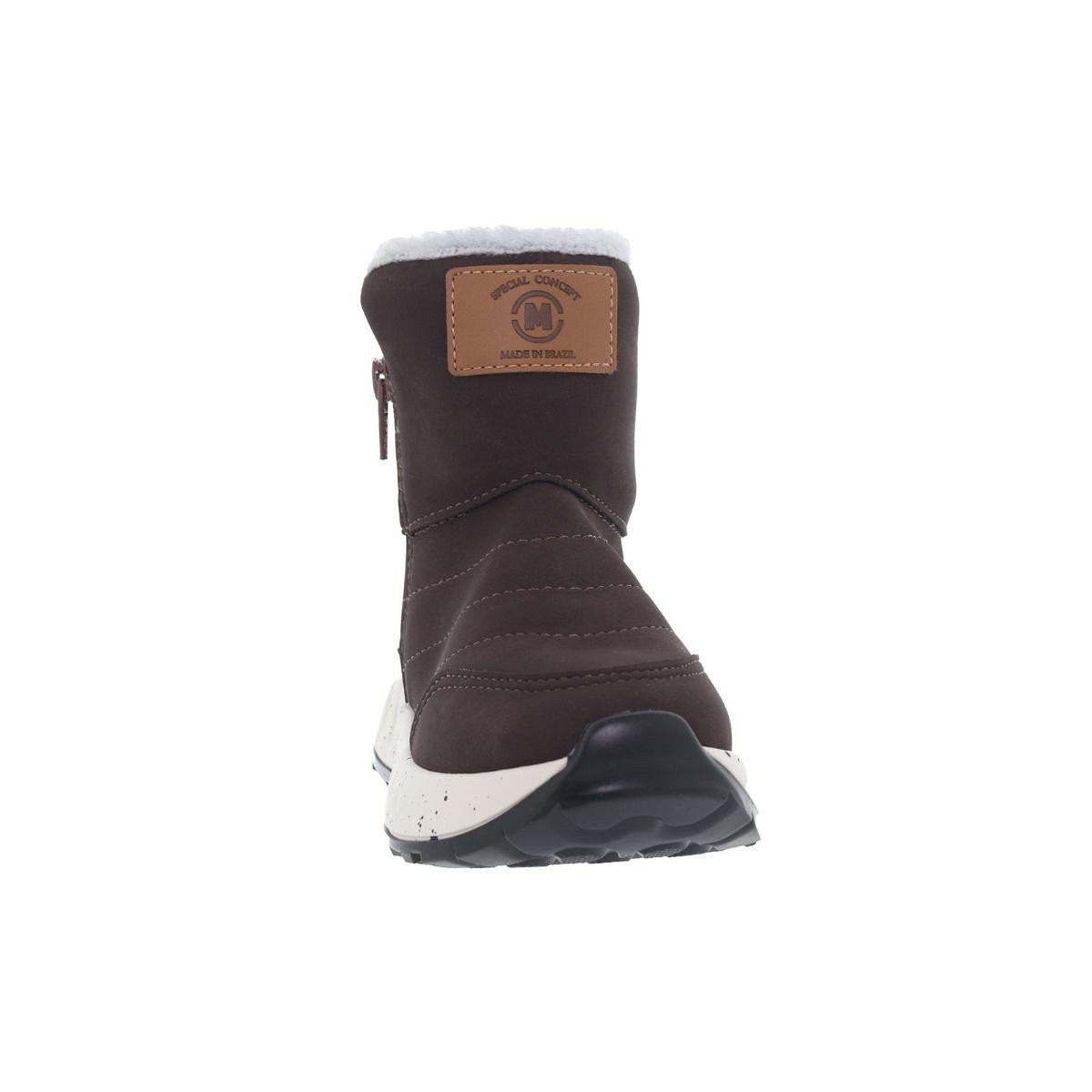 Bota Molekinho 2628.103 Forrada Lã Pelinho Infantil  Marrom 3