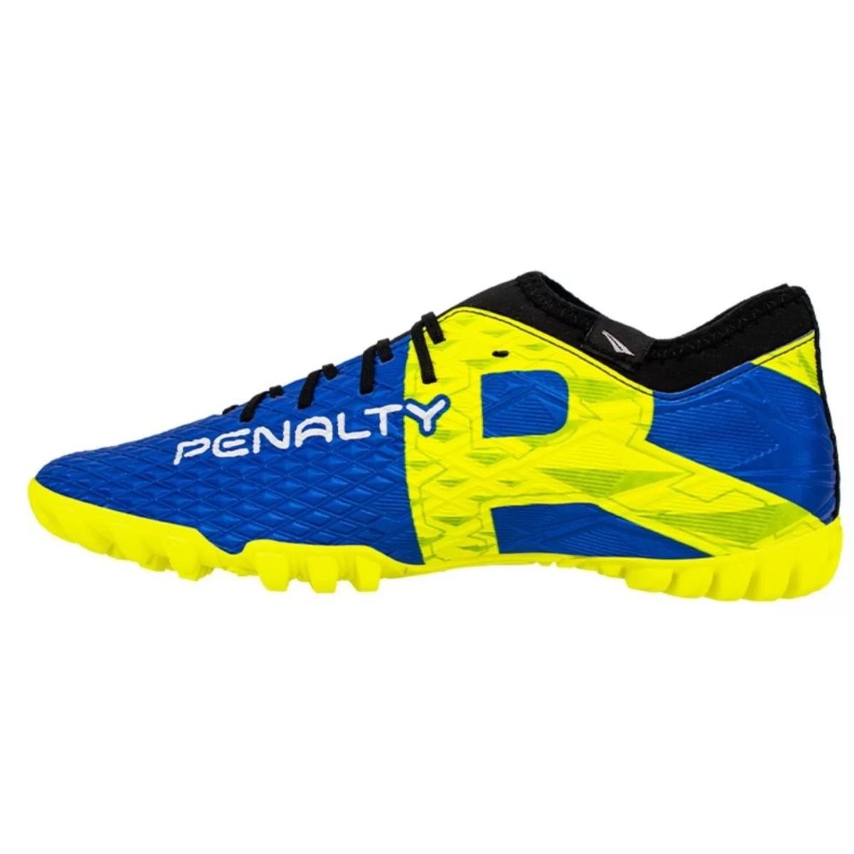 Chuteira Penalty rx Locker y 3 Society Masculina Azul 2