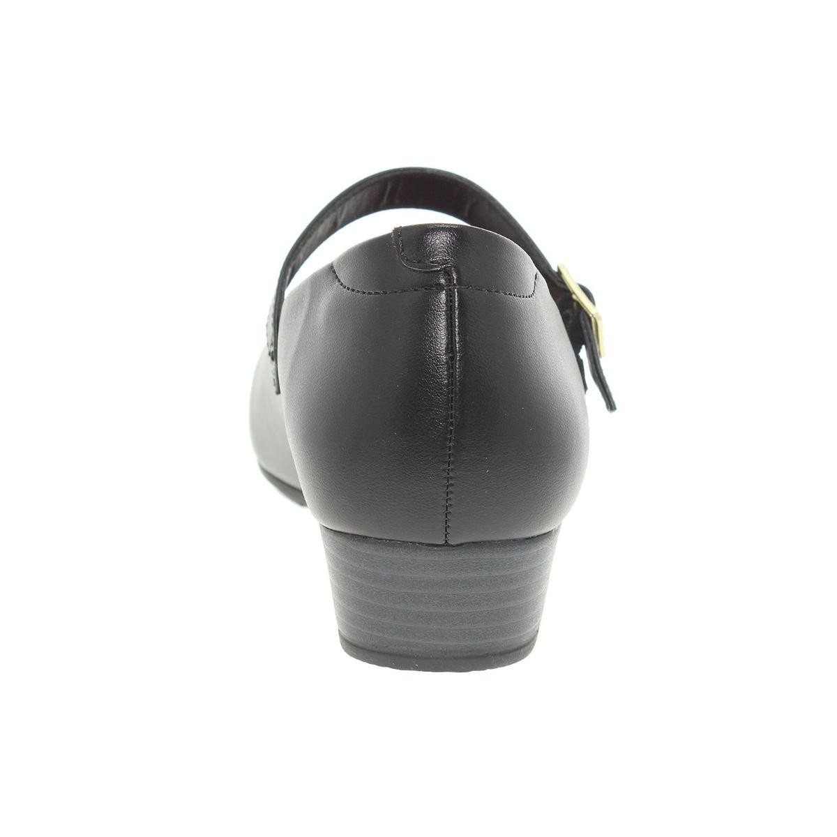 Sapato Modare Ultraconforto 7032.540 Boneca Salto Feminino Preto 4