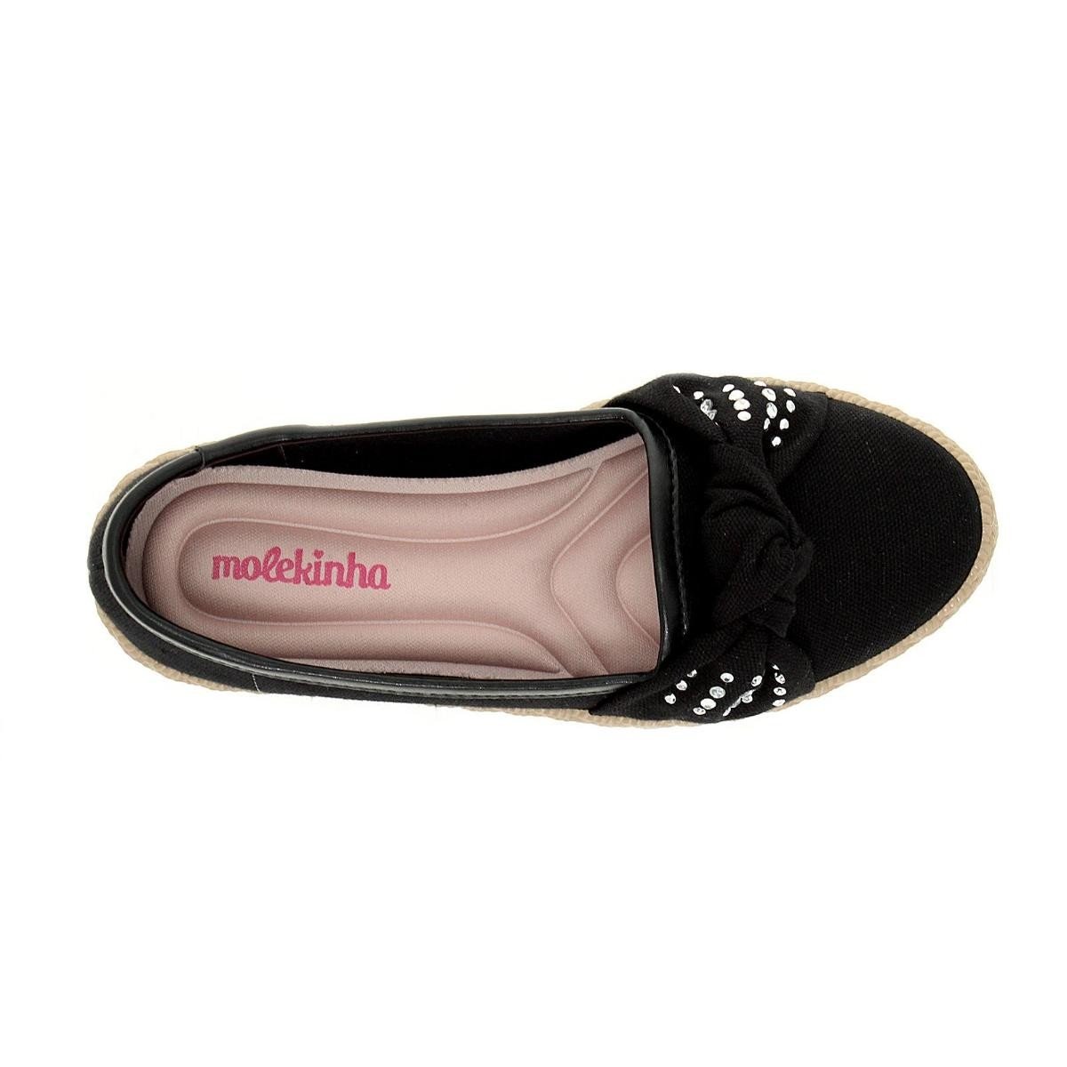 Sandalia Molekinha 2569.102 Infantil Preto 6