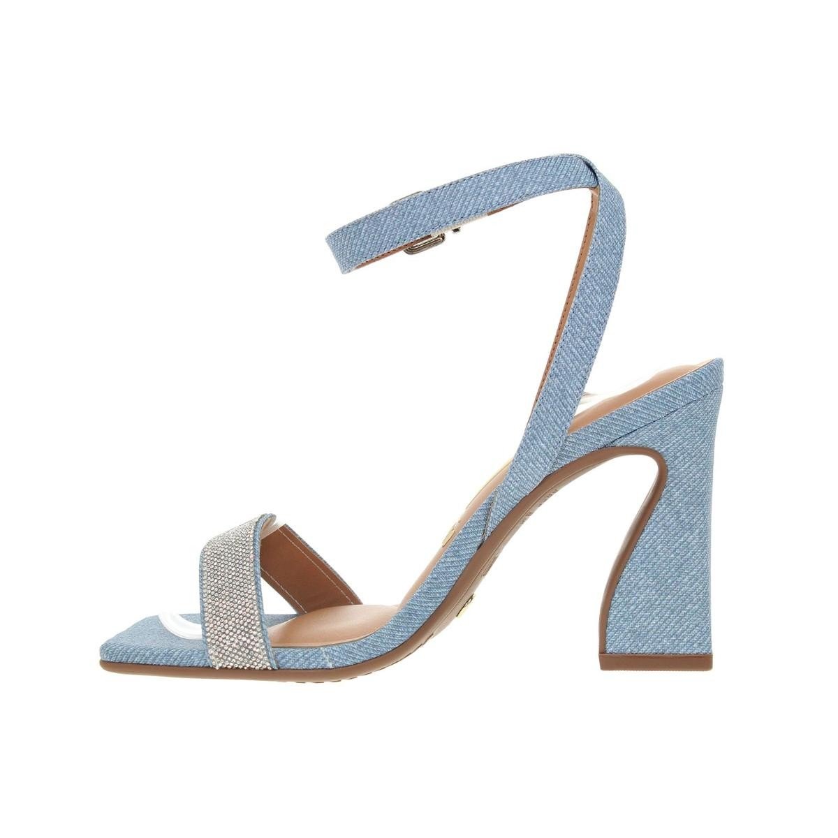 Sandalia Vizzano 6493.109 Salto Grosso Feminina Azul 2