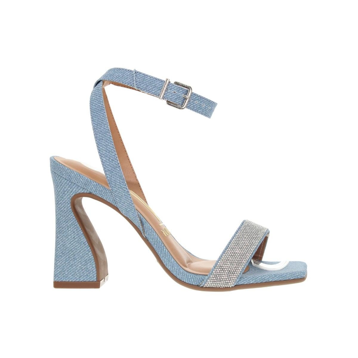 Sandalia Vizzano 6493.109 Salto Grosso Feminina Azul 5