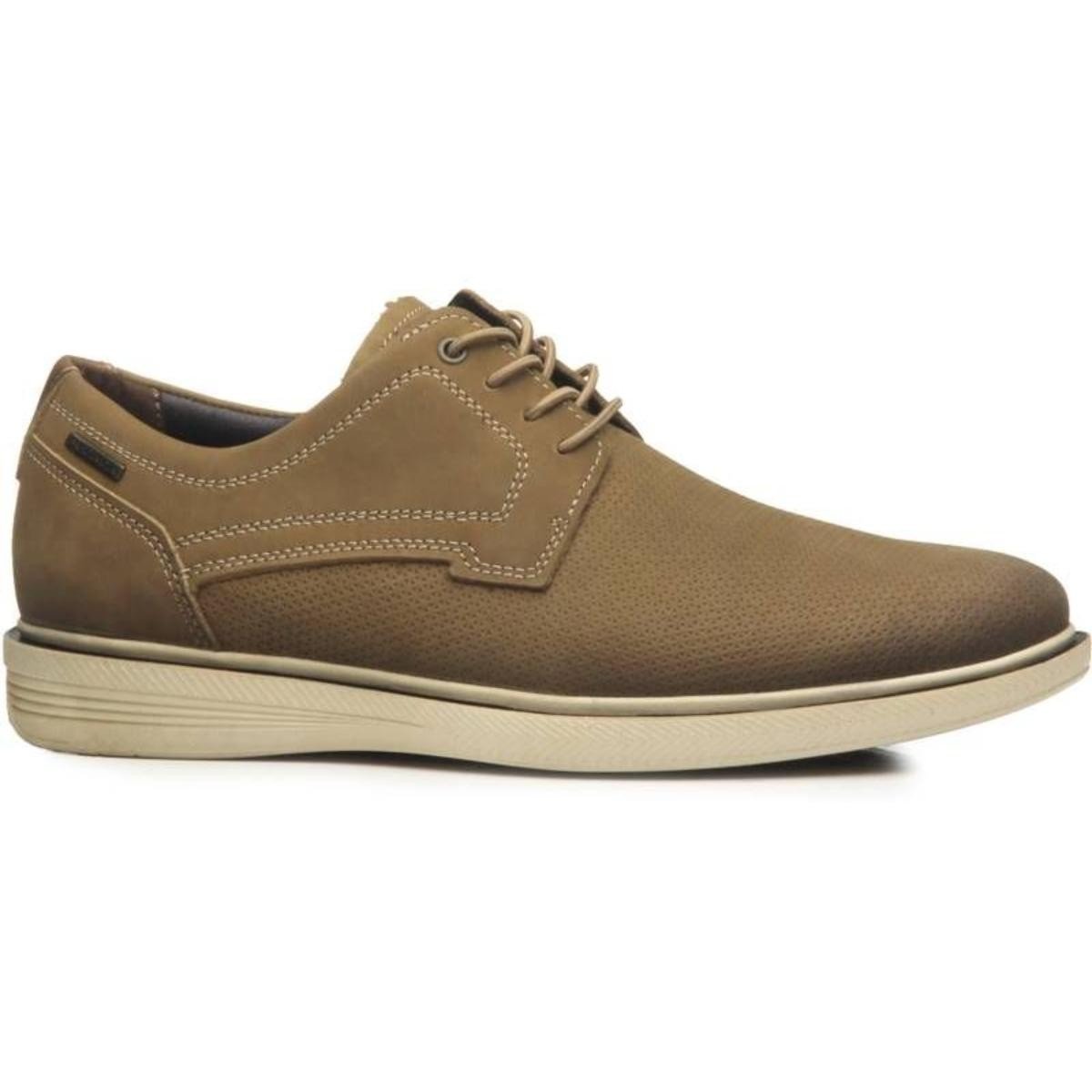 Sapato Pegada 126106-06 Oxford Masculino Bege 1