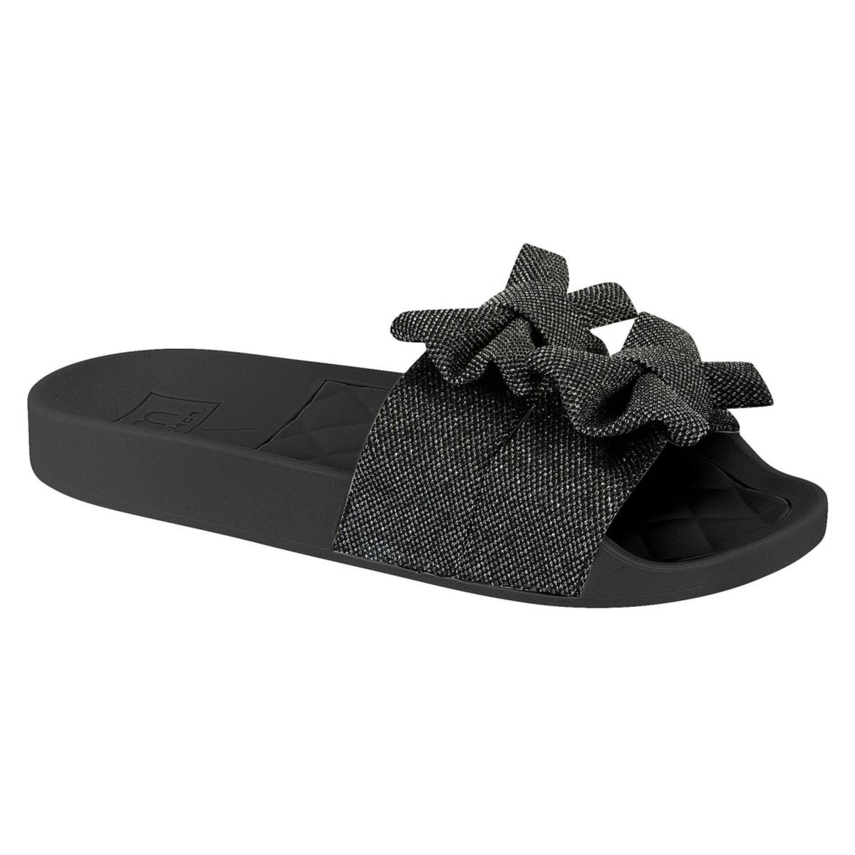 Chinelo Moleca 5414.157.24341 Slide Feminino Preto 1