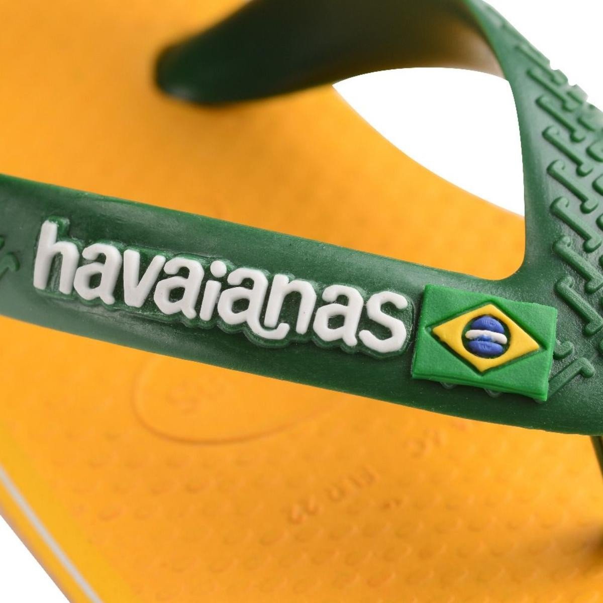 Chinelo Havaianas 41405772151 Baby Brasil Logo Amarelo 6