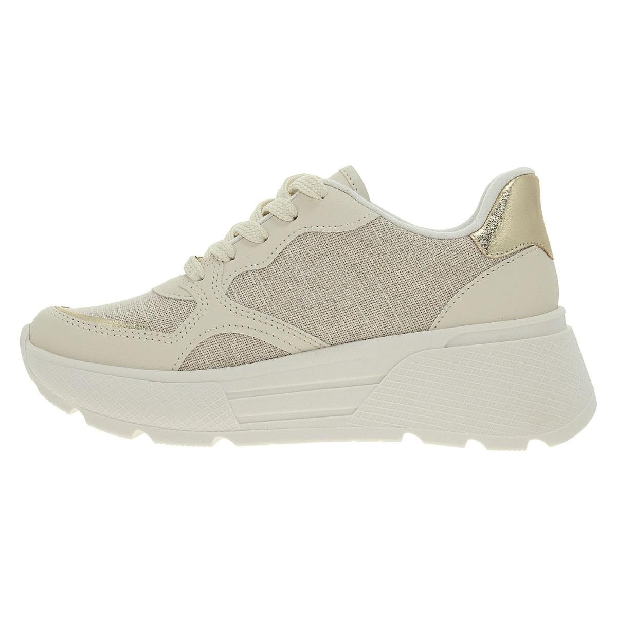 Tenis Vizzano 1408.109 Chunky Feminino Bege 2