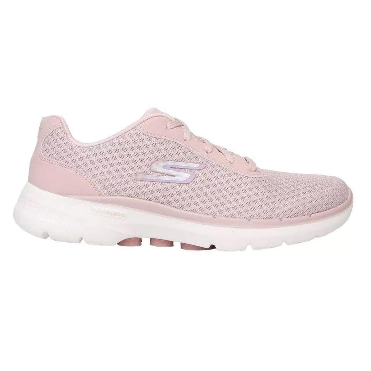 Tênis Skechers Go Walk 6 Feminino Rosa 2